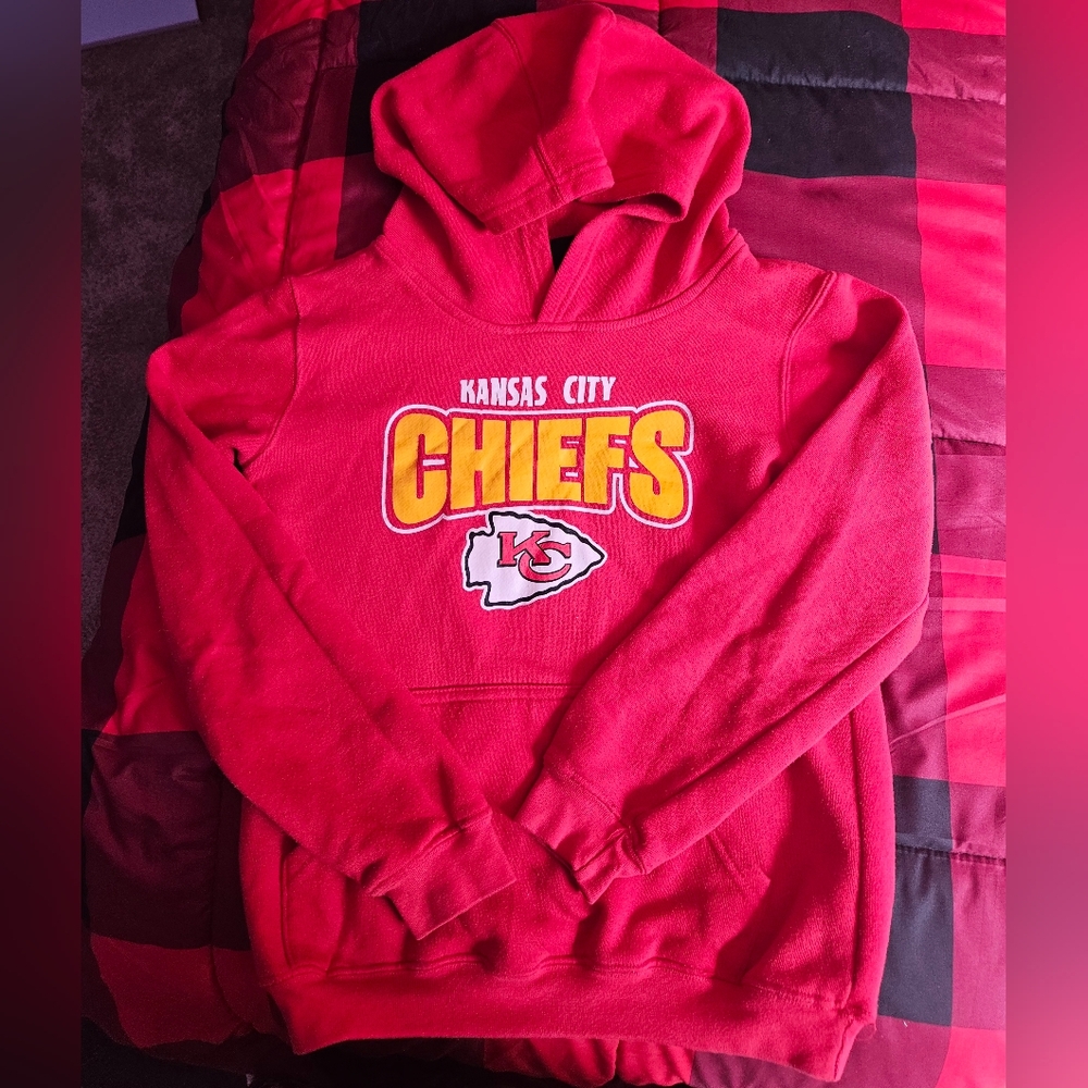 NFL Kansas Chiefs boy's hoodie, sz 14/16